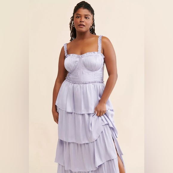 Anthropologie Dresses & Skirts - Anthropologie ASTR the Label Tempany Tiered Maxi Dress Light Purple Size 1X NWOT